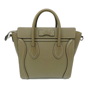 Celine handbag shoulder It Shopper Leather Gray Luggage Greige Bag